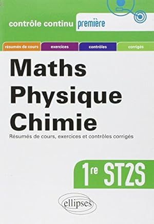 Bild des Verkufers fr Maths Physique Chimie Premire ST2S zum Verkauf von Dmons et Merveilles