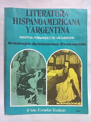 Seller image for Literatura Hispanoamricana y Argentina, Antologia, Actividades, Evaluacin for sale by Libros de Ultramar Alicante