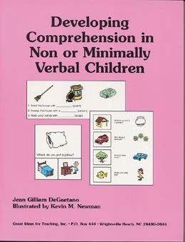 Immagine del venditore per Developing Comprehension in Non or Minimally Verbal Children venduto da -OnTimeBooks-