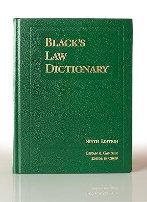 Seller image for Black's Law Dictionary, Standard Ninth Edition for sale by This Old Book, Inc
