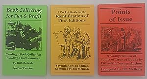 Seller image for A Pocket Guide to Identification of First Editions: Book Collecting for Fun and Profit: Points of Issue. Book Collectors' pocket reference package. 3 volumes. for sale by Zephyr Books