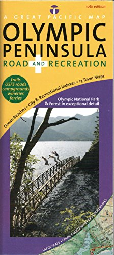 Imagen del vendedor de Olympic Peninsula Road & Rec Map, 10th Edition a la venta por -OnTimeBooks-