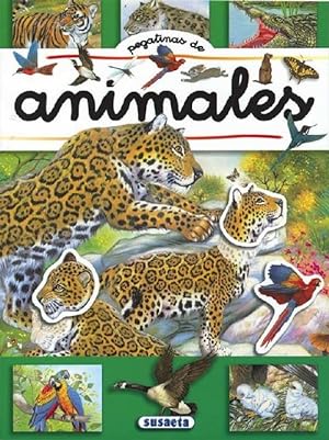Bild des Verkufers fr Pegatinas de animales. Edad: 4+. zum Verkauf von La Librera, Iberoamerikan. Buchhandlung