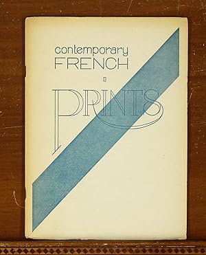 Seller image for Contemporary French Prints. Art Exhibition Catalog, Boston Public Library, 1952 for sale by grinninglion