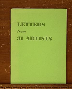 Seller image for Letters from 31 Artists to the Albright-Knox Art Gallery for sale by grinninglion