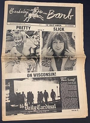 Bild des Verkufers fr Berkeley Barb: vol. 8, #19 (#195) May 9-15, 1969: Pretty Slick [Grace Slick cover] zum Verkauf von Bolerium Books Inc.