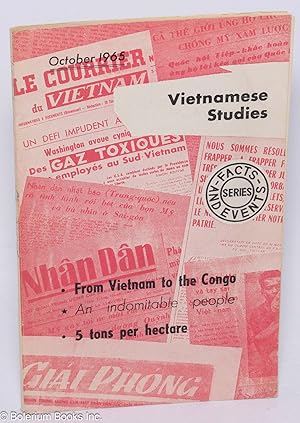 Vietnamese Studies: Facts and Events Series. October 1965