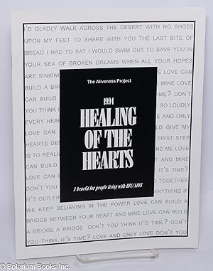 Image du vendeur pour Healing of the Hearts 1994: a benefit for people living with AIDS [souvenir program] mis en vente par Bolerium Books Inc.