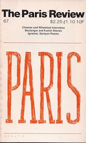 Image du vendeur pour THE PARIS REVIEW 67 mis en vente par Anthology Booksellers