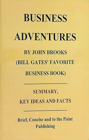 Imagen del vendedor de Business Adventures a la venta por Carpetbagger Books