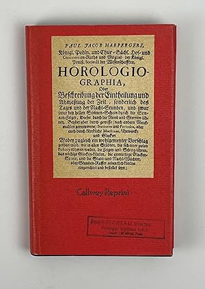 Seller image for Horologiographia for sale by Free Play Books