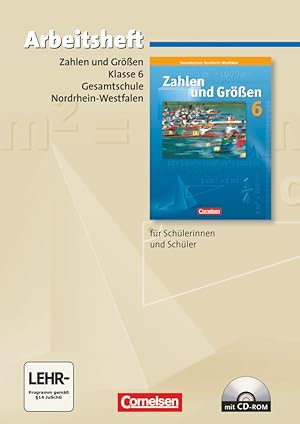 Bild des Verkufers fr Zahlen und Groessen. Neubearbeitung. 6. Schuljahr. Arbeitsheft. Gesamtschule Nordrhein-Westfalen zum Verkauf von moluna