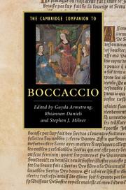 Seller image for The Cambridge Companion to Boccaccio for sale by moluna