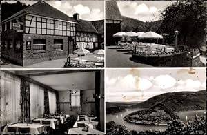 Bild des Verkufers fr Ansichtskarte / Postkarte Rurberg Simmerath in der Eifel, Hotel Pension Hrtgen, Inh. H. Lauscher, Panorama zum Verkauf von akpool GmbH