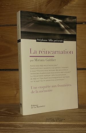 Image du vendeur pour LA REINCARNATION : Une enquête aux frontières de la mémoire mis en vente par Planet'book
