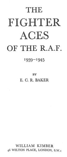 Immagine del venditore per The fighter aces of the RAF 1939-1945 venduto da WeBuyBooks