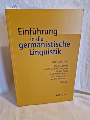 Immagine del venditore per Einfhrung in die germanistische Linguistik. venduto da Versandantiquariat Waffel-Schrder