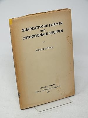 Image du vendeur pour Quadratische Formen und Orthogonale Gruppen mis en vente par Antiquariat Hans Wger
