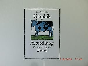 Plakat zur Ausstellung Renate & Egbert Herfurth. Sammlung Villany Graphik