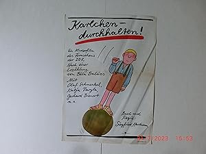 Plakat zum Film "Karlchen - durchhalten". Ein Kinderfilm des Fernshens der DDR. Nach einer Erzähl...