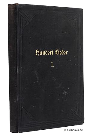 Seller image for Hundert Lieder fr gemischten Chor : 1. Folge for sale by exlibris24 Versandantiquariat