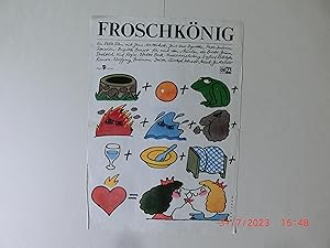 Plakat zum Film "Froschkönig". Ein DEFA-Film mit Jana Mattukat, Jens-Uwe Bogadtke, Peter Sodann