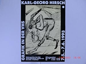 Plakat zur Ausstellung im Kulturspeicher der VHS Oldenburg 7.5. - 7.6.1993. Grafik