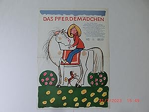 Plakat zum Film "Das Pferdemädchen". Ein DEFA-Film der Gruppe "Johannisthal" nach der gleichnamig...