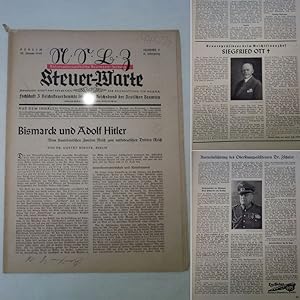 Imagen del vendedor de Steuer-Warte. Nationalsozialistische Beamten-Zeitung 8. Jahrgang Nr. 2 vom 22. Januar 1939 * a la venta por Galerie fr gegenstndliche Kunst