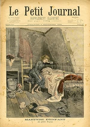Seller image for LE PETIT JOURNAL N407 du 4/9/1898" MARTYRE D'ENFANT : La petite Guyon / A LA RECHERCHE D'ANDRE : Des nouvelles !!! for sale by Mad-Museum