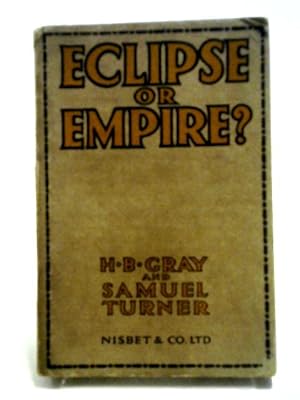 Immagine del venditore per Eclipse Or Empire? venduto da World of Rare Books