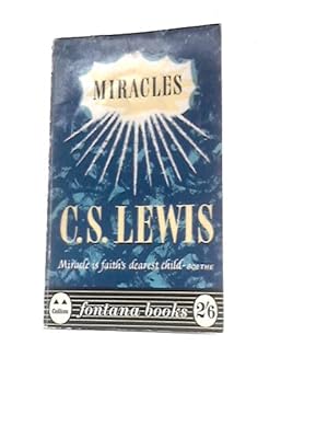 Seller image for Miracles: A Preliminary Study (Fontana Books No.377) for sale by World of Rare Books