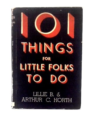 Seller image for 101 Thing for Little Folks to Do for sale by World of Rare Books