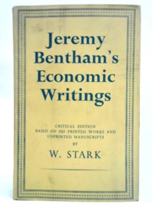 Seller image for Jeremy Bentham's Economic Writings Vol. II for sale by World of Rare Books