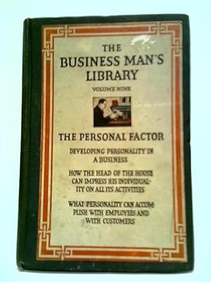 Bild des Verkufers fr Personality In Business (The Business man's Library - Volume 9) zum Verkauf von World of Rare Books