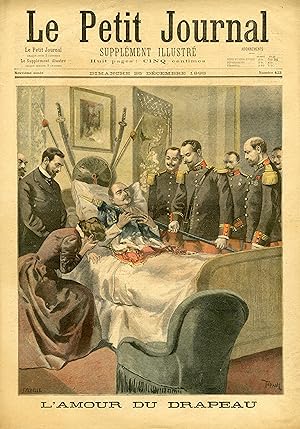 "LE PETIT JOURNAL N°423 du 25/12/1898" L'AMOUR DU DRAPEAU / UN ACTE DE BRIGANDAGE EN PLEIN PARIS