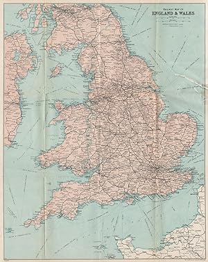 Railway map of England & Wales