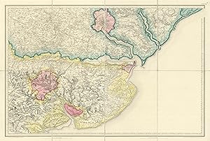 Imagen del vendedor de Ordnance Survey sheet 48 [Manningtree, Hadleigh, Ipswich, Harwich, Felixstow, Shottisham, Boyton, Colchester, and the Colne Estuary, Walton-on-the-Naze, Kirby, Walton-le-Soken - Northern Thames Basin, Suffolk Coast and Heaths, Greater Thames Estuary, South Suffolk and North Essex Clayland] a la venta por Antiqua Print Gallery