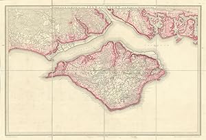 Ordnance Survey sheet 10 [Isle of Wight, Lymington, Portsmouth - Isle of Wight, New Forest, South...
