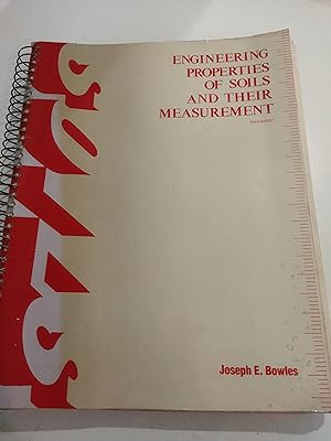 Seller image for ENGINEERING PROPERTIES OF SOILS AND THEIR MEASUREMENT for sale by LIBRERA COCHERAS-COLISEO