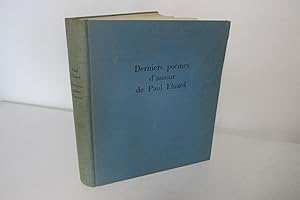 Image du vendeur pour Derniers Poemes D'Amour de Paul Eluard, Illustrated book, 1962 - FRENCH HBK mis en vente par Devils in the Detail Ltd