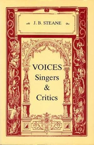 Bild des Verkufers fr Voices, Singers and Critics zum Verkauf von WeBuyBooks