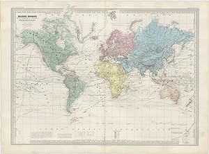 [The World]. Mappe-Monde Planisphérique, Physique et Hydrographique.
