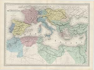 [The Mediterranean]. Carte du bassin de la Mediterranée.