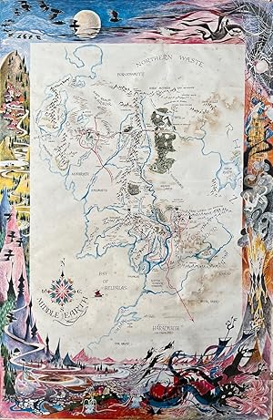 Seller image for Barbara Remington, Map Poster for sale by Festival Art and Books