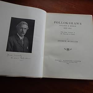 Pollokshaws, Village and Burgh 1600-1912. With some Account of the Maxwells of Pollok