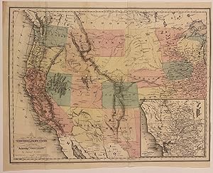 Map of the Territories & Pacific States; to Accompany "Across the Continent"