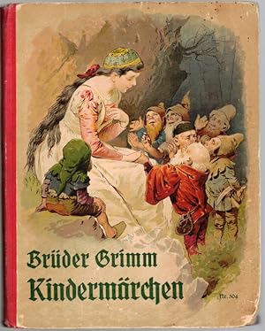 Bild des Verkufers fr Kinder-Mrchen in neuer, sorgfltiger Auswahl. Gesammelt durch die Brder Grimm. Mit 5 Farbdruckbildern nach Aquarellen von Willy Planck, sowie 68 Textabbildungen nach Originalen von E. Klimsch, V Mohn, Alexander Zick, R. Rei, F. Flinzer, W. Claudius, Chr. Votteler, Peter Schnorr usw. [Verlagnummer 304]. zum Verkauf von Antiquariat Fluck