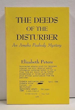 Seller image for The Deeds of the Disturber for sale by Tall Stories Book & Print Gallery