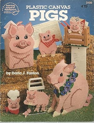 Plastic Canvas Pigs